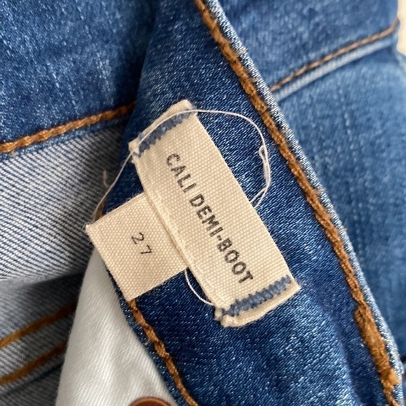 Madewell Cali Demo boot distressed jeans - Picture 5 of 8